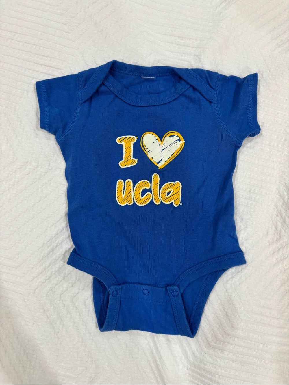 UCLA Blue Heart Logo Baby One-Piece